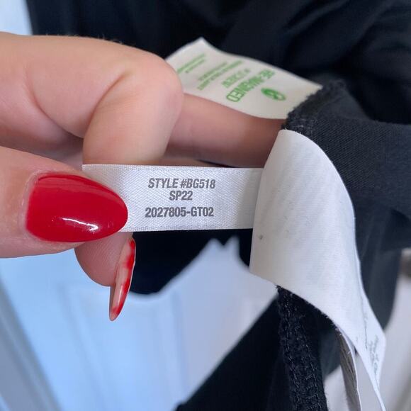 J. CREW Broken-in Jersey Smocked Babydoll Dress Size Small 2022 Black Mini - Picture 7 of 7